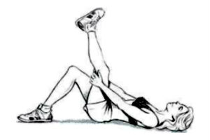 1. The hamstring floor stretching - Lower Back Pain Relief.png