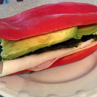 6. Red pepper sandwiches