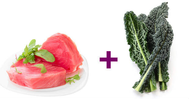 Kale and tuna