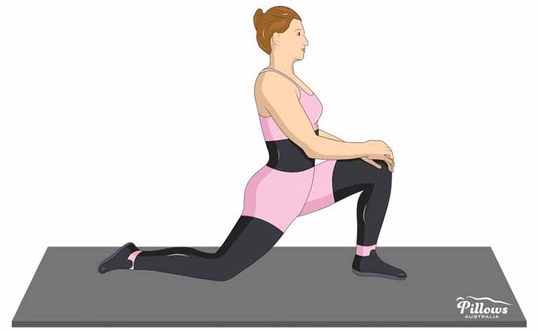 5 The hip flexors stretch