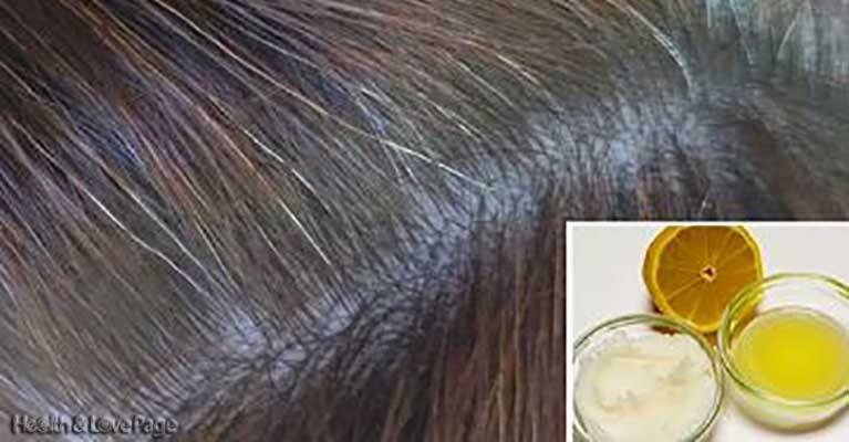Coconut Oil and Lemon Mixture - It Turns Gray Hair Back to Its Natural Color