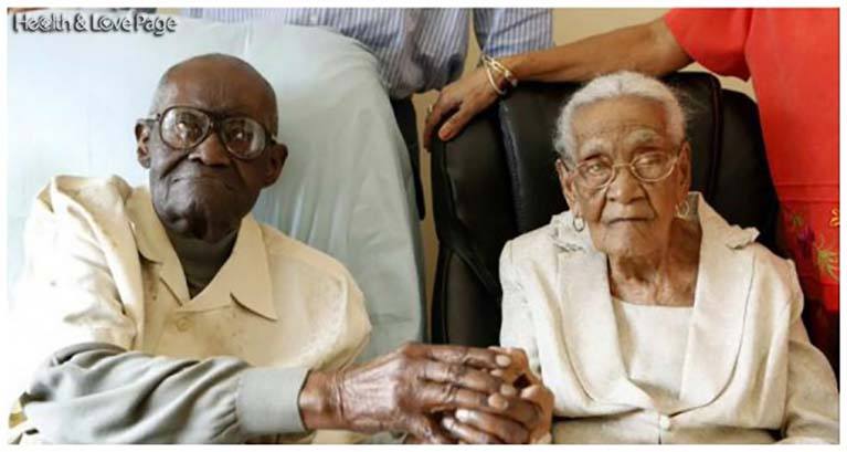They have 213 years together – the husband is 108, the wife 105, and they celebrate 82 Years of Marriage!
